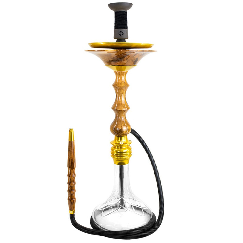 Narguile Amazon Hookah Designo - Dourado/Redwood