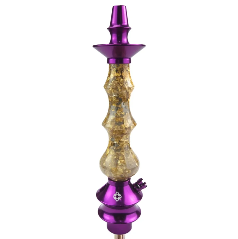 Stem Narguile Amazon Hookah Pride Cartier - Roxo/Pearl White Gold
