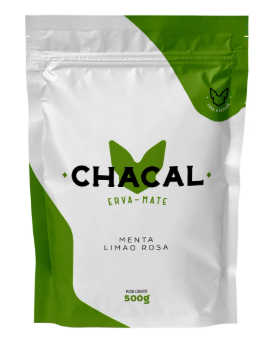 Erva Mate Tereré Chacal 500g Sabor Menta Limão Rosa