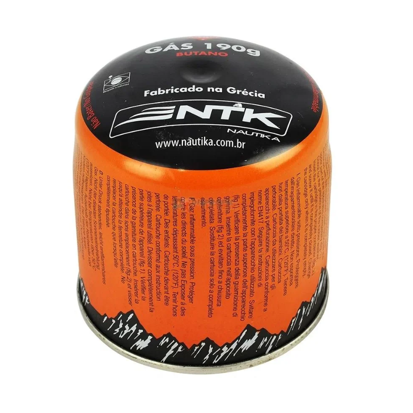 Refil Gás Butano Nautika 190g