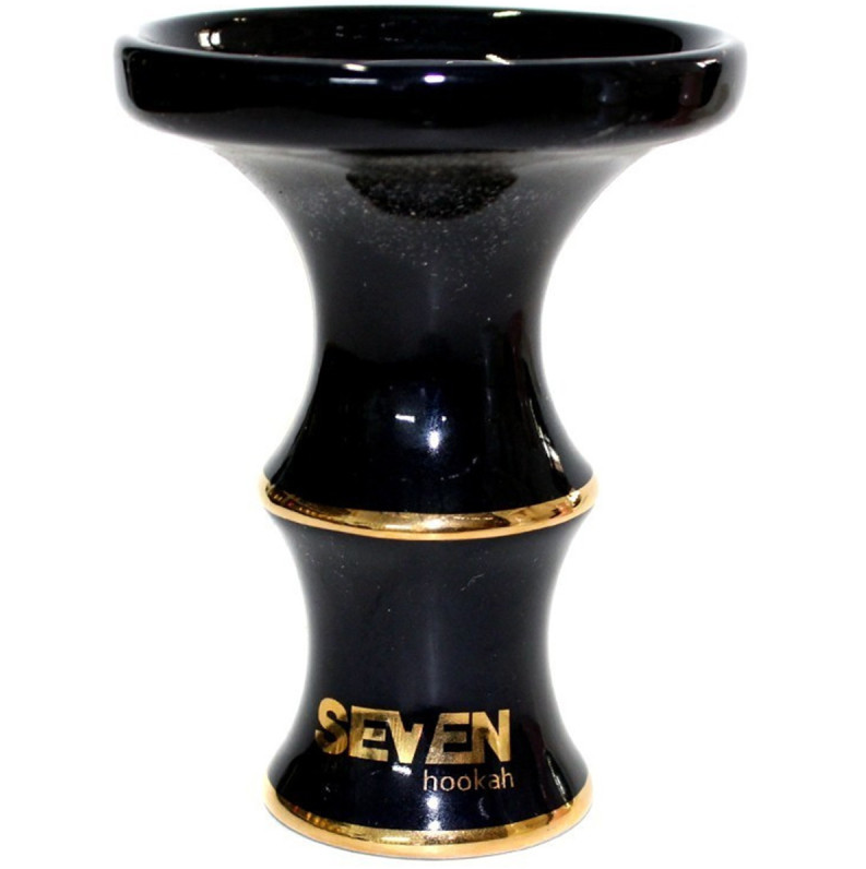Rosh Narguile Seven Bowl Gold Edition Preto