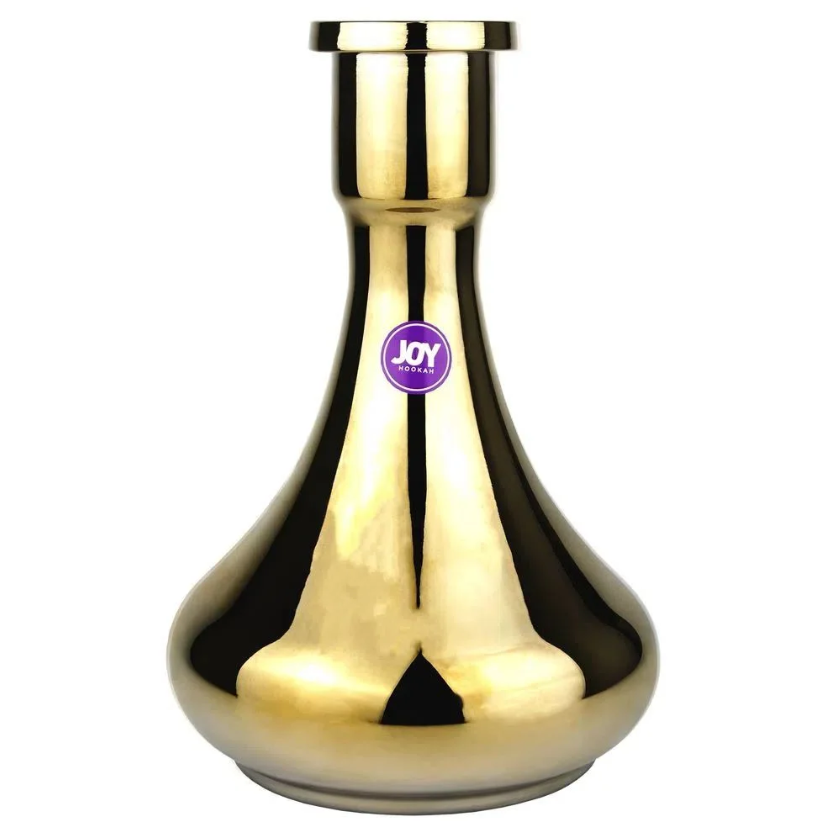 Vaso Joy Hookah Drop 26cm - Metálico Gold