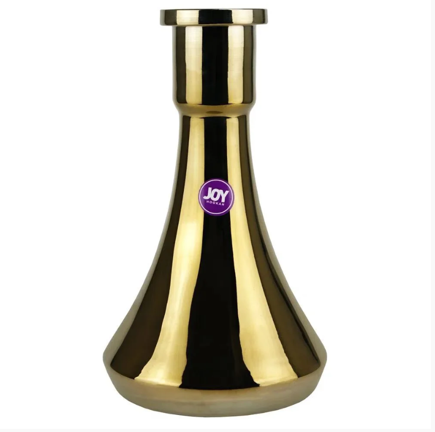 Vaso Joy Hookah Tower 26cm - Metálico Gold