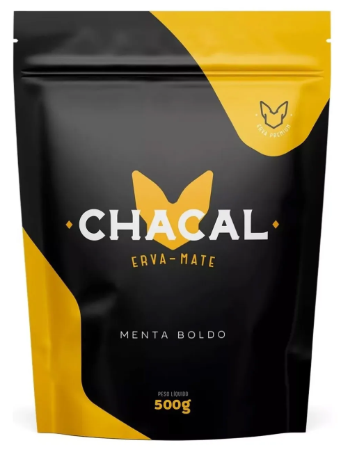 Erva Mate Tereré Chacal 500g Sabor Menta Boldo