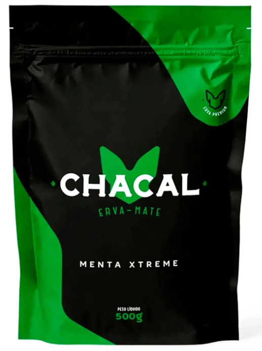Erva Mate Tereré Chacal 500g Sabor Menta Extreme