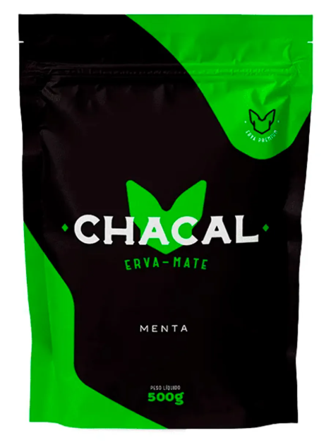 Erva Mate Tereré Chacal 500g Sabor Menta