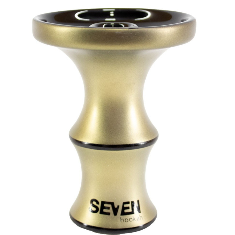 Rosh Narguile Seven Bowl Premium Taupe Brown Dourado Cobreado e Preto