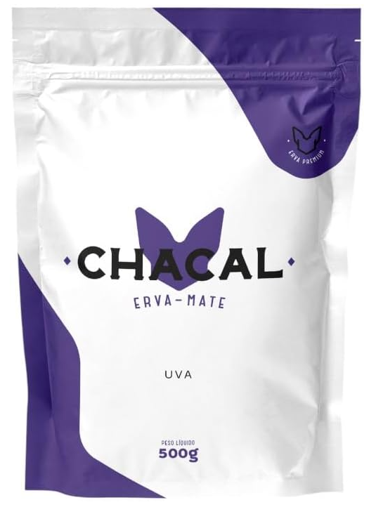 Erva Mate Tereré Chacal 500g Sabor Uva