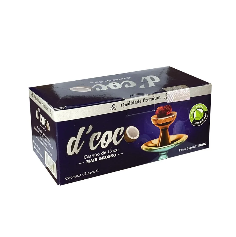 Carvão D'Coco 500g