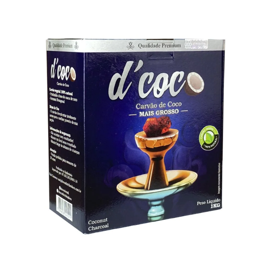 Carvão D'Coco 1kg